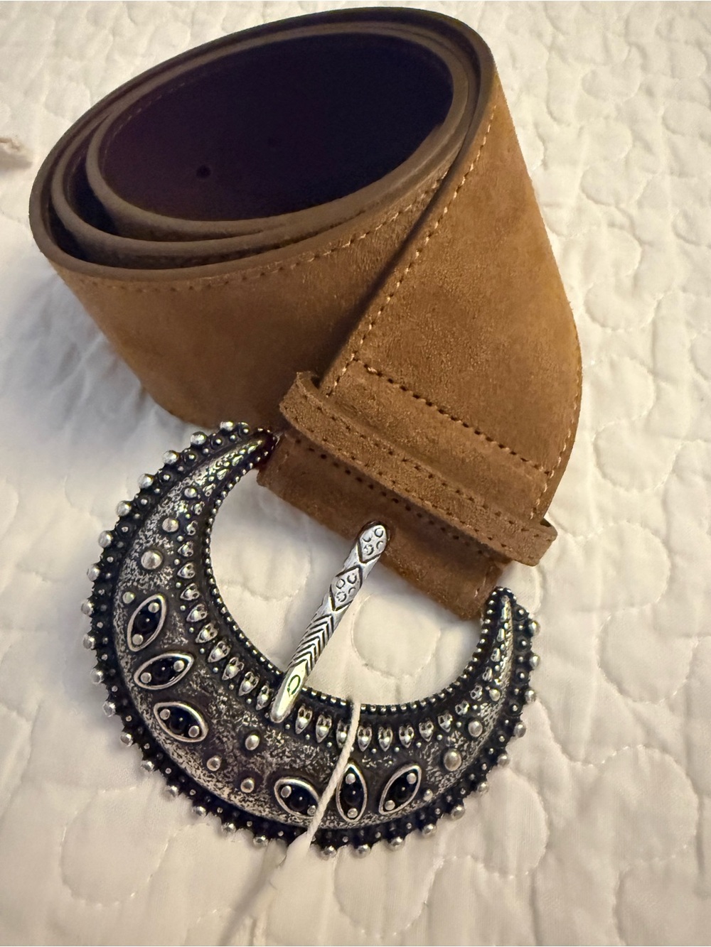 🌱NWT - Sézane Louve Belt in Taupe - size 90 - Picture 4 of 9